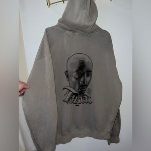 TUPAC CROSS COLOURS HOODIE